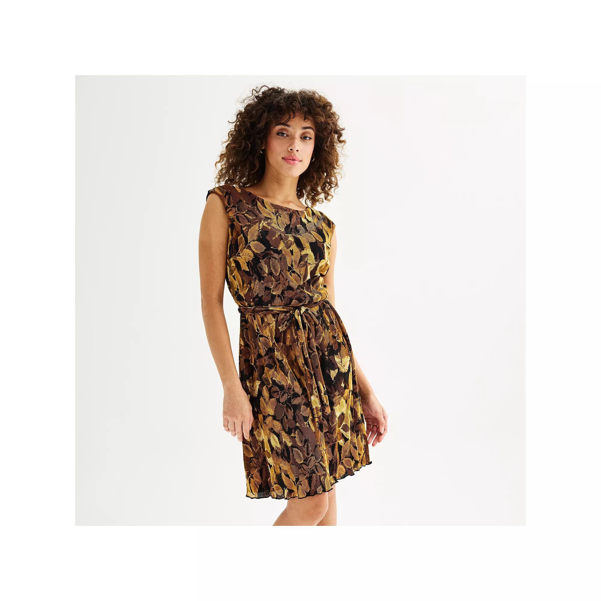 Women's Connected Apparel Sheath Dress, Size: 12, Amber Product Image