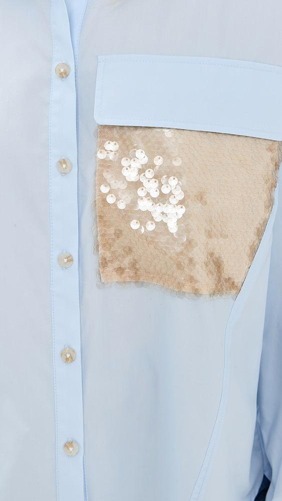 Tanya Taylor Topher Sequin Top | Shopbop Product Image