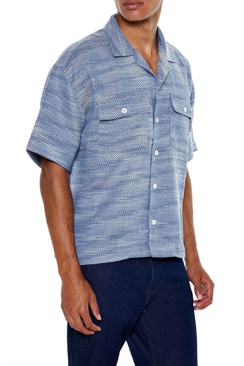 Textured Cuban Collar Shirt | Forever 21 Product Image