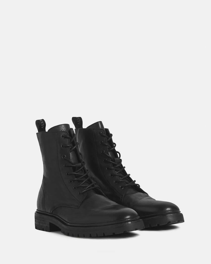 Tobias Lace Up Leather Boots Product Image
