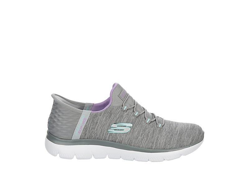 Skechers Hands Free Slip-ins® Summits Dazzling Haze Women's Sneakers, Size: 5 Wide, Navy Purple Product Image