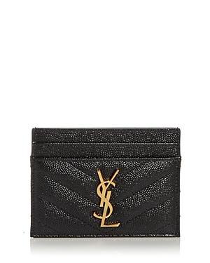 Saint Laurent Cassandre Matelasse Card Case Product Image