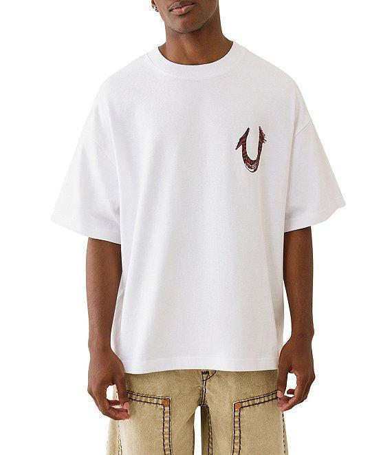 True Religion Horseshoe Painted Short Sleeve T-Shirt Product Image