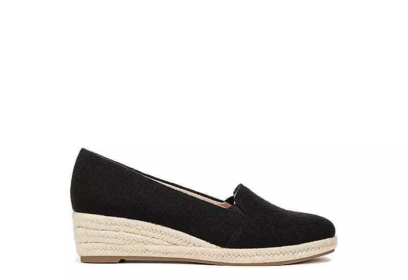 LifeStride Kamilla Women's Espadrille Wedges, Size: 11 Wide, Black Product Image