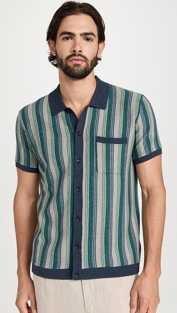 Marine Layer Wyatt Knit Button Down | Shopbop Product Image
