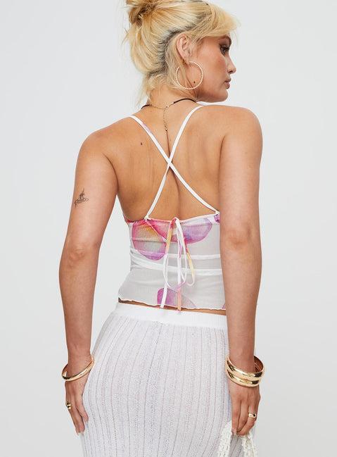 Palladino Halter Top Floral / Multi Product Image