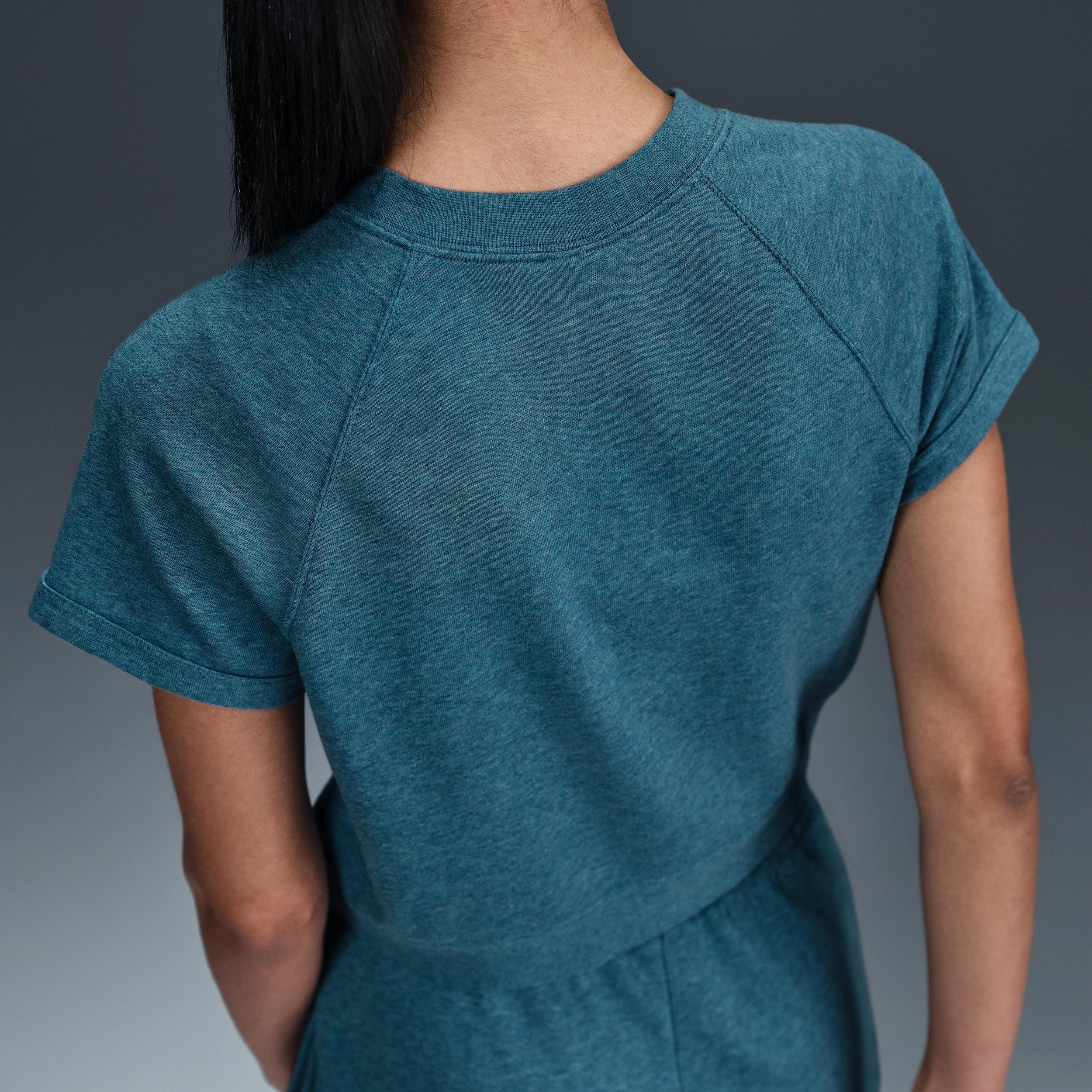 Women's Nike Sportswear Chill Terry Short-Sleeve French Terry Top Product Image
