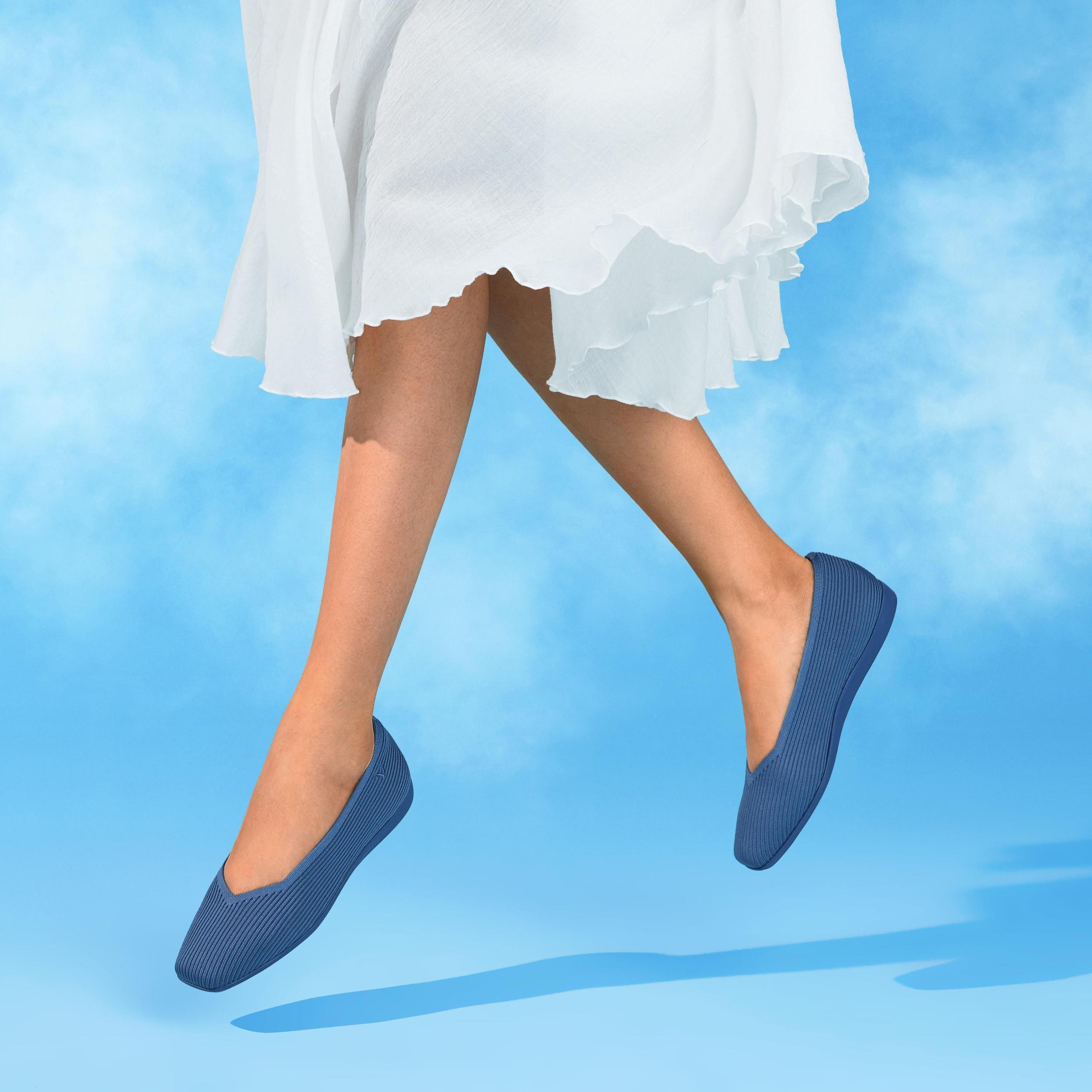 Lightweight Square-Toe V-Cut Flats (Margot Walker) Product Image