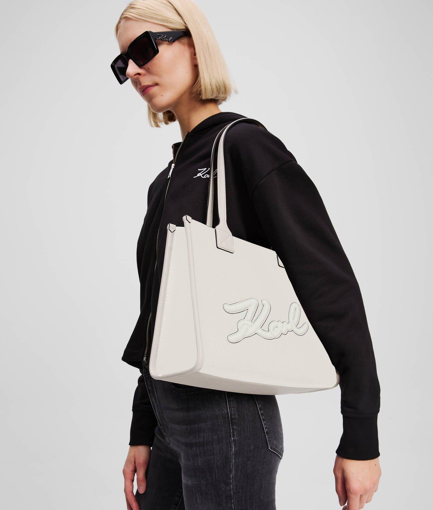 K/SKUARE GRAINY MEDIUM TOTE BAG Product Image