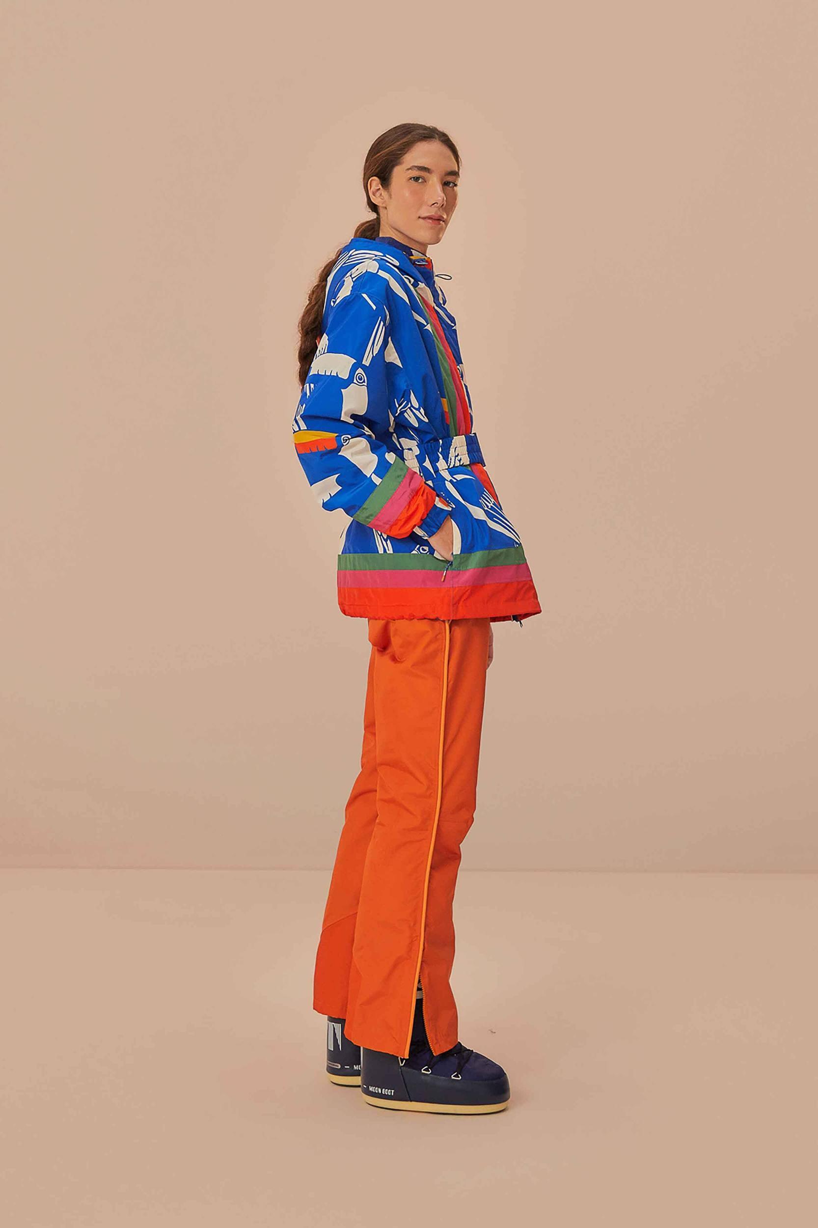 Orange Ski Pants, ORANGE / XXS Product Image