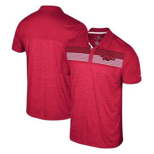 Men's Colosseum Cardinal Arkansas Razorbacks Langmore Polo, Size: 3XL, Red Product Image