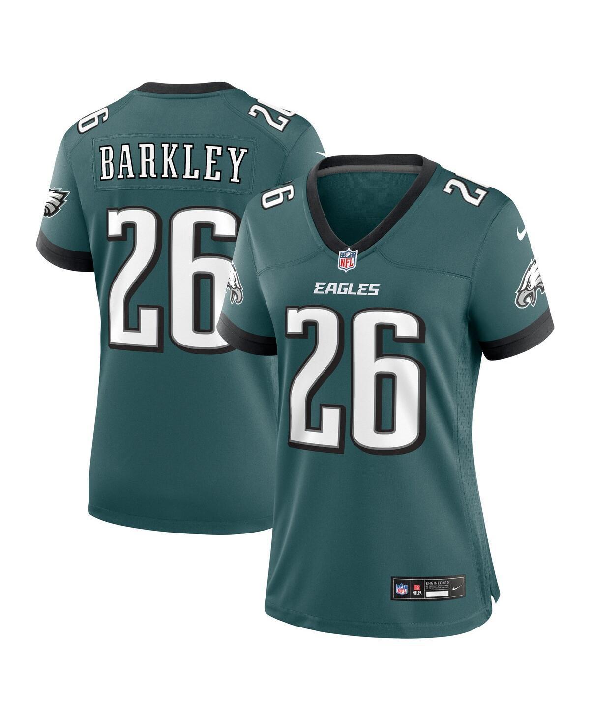 Women's Nike Saquon Barkley Midnight Green Philadelphia Eagles Game Player Jersey, Size: Small Product Image