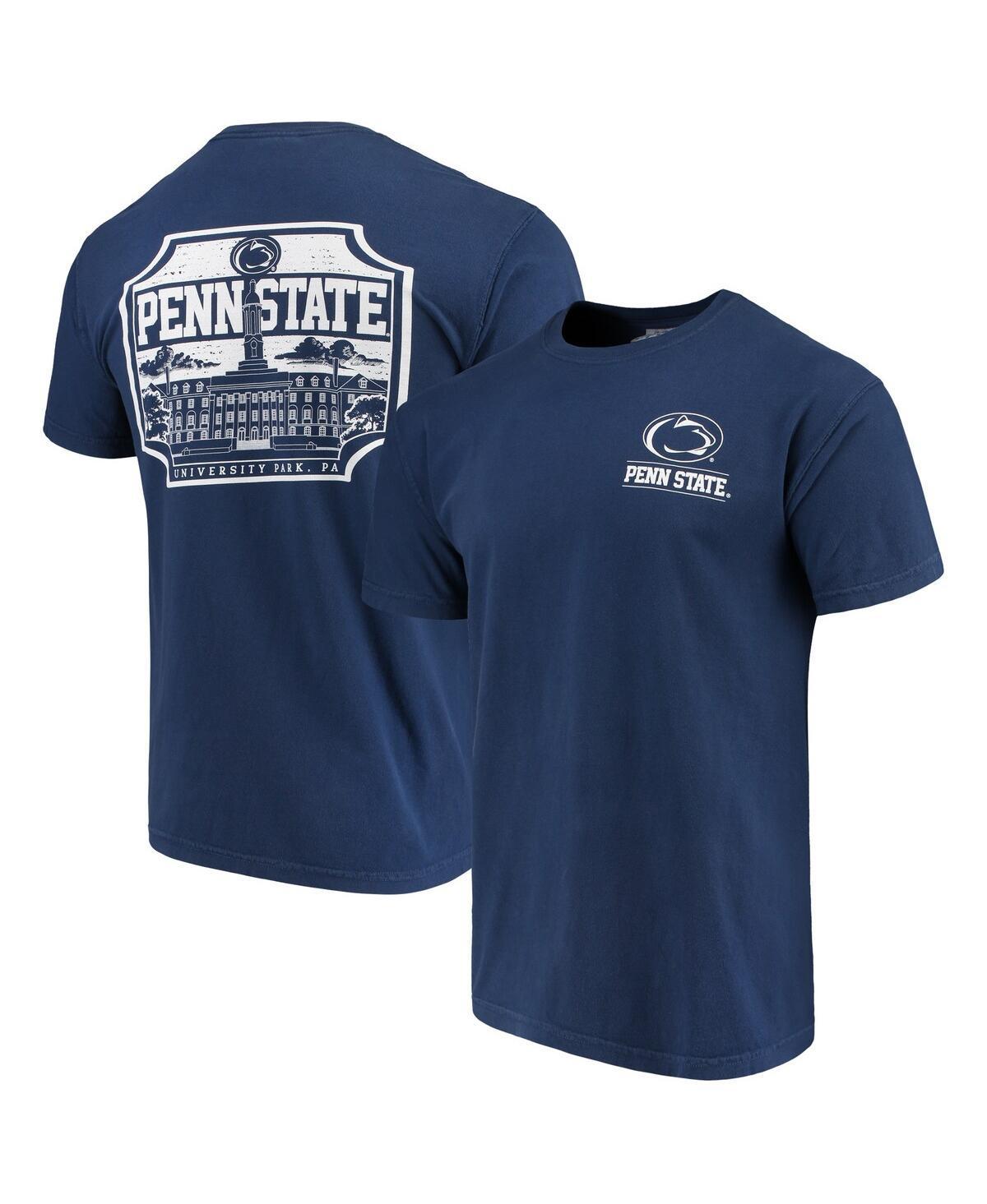 Men's Navy Penn State Nittany Lions Comfort Colors Campus Icon T-Shirt, Size: 2XL, Blue Product Image