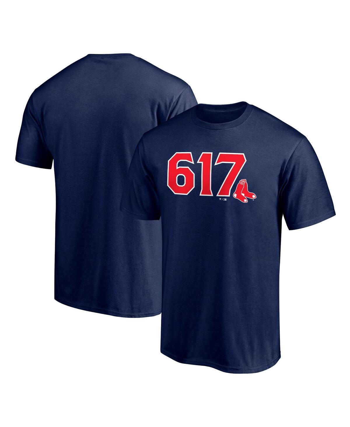 Men's Fanatics Branded Navy Boston Red Sox Hometown 617 T-Shirt, Size: Medium, Blue Product Image