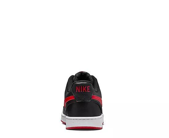 Nike Court Vision Men's Shoes, Size: 11.5, University Red White Product Image