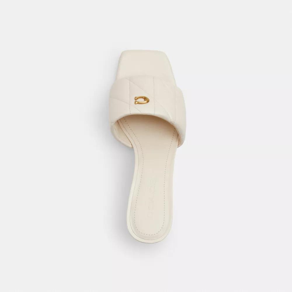 Holly Block Heel Sandal With Quilting Product Image