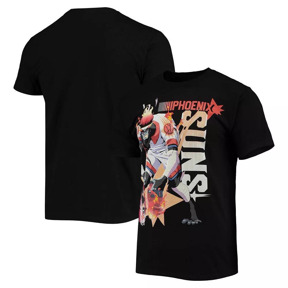 Men's NBA x McFlyy Black Phoenix Suns Identify Artist Series T-Shirt, Size: Large, Phx Black Product Image