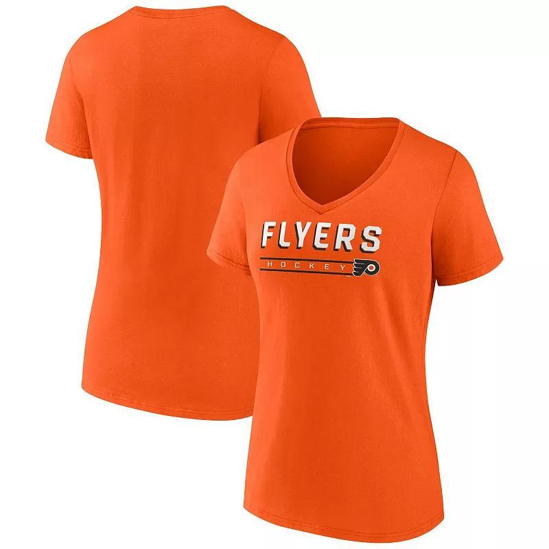 Women's Fanatics Blue San Jose Earthquakes Logo V-Neck T-Shirt, Size: Large, Sje Blue Product Image