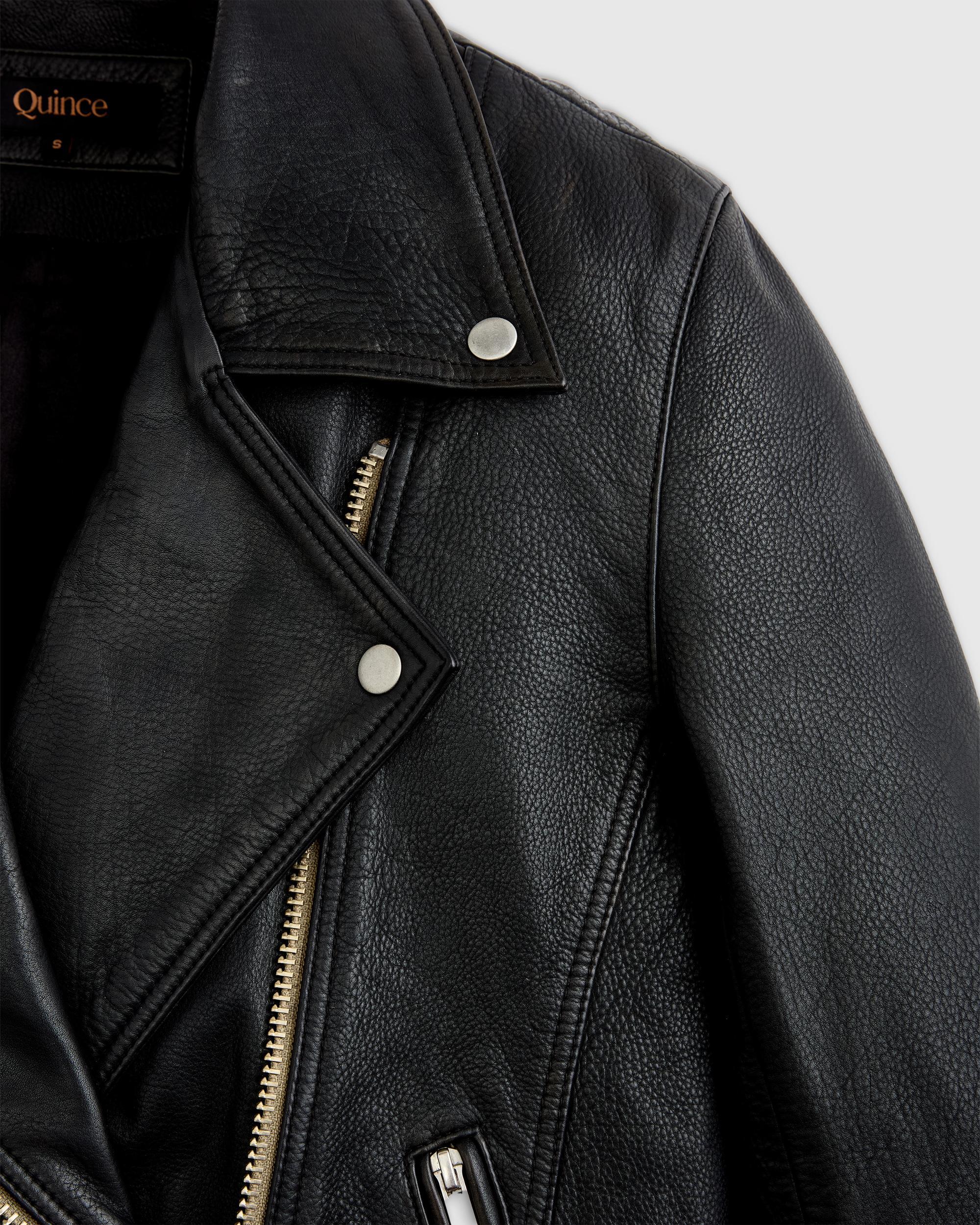 Quince | Women's OverSized Biker Jacket Size XS, Leather Product Image