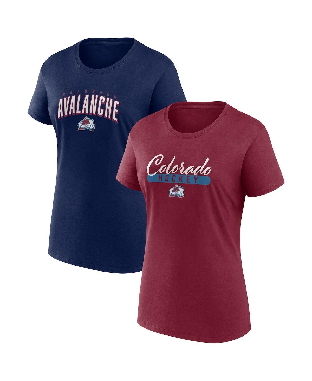 Women's Fanatics Branded Red/Navy Washington Capitals Two-Pack Fan T-shirt Set, Size: Large Product Image