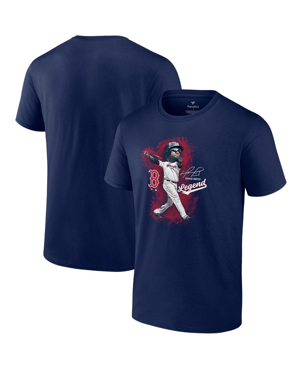 Men's Fanatics Branded David Ortiz Navy Boston Red Sox Legend Graphic T-Shirt, Size: XL, Blue Product Image