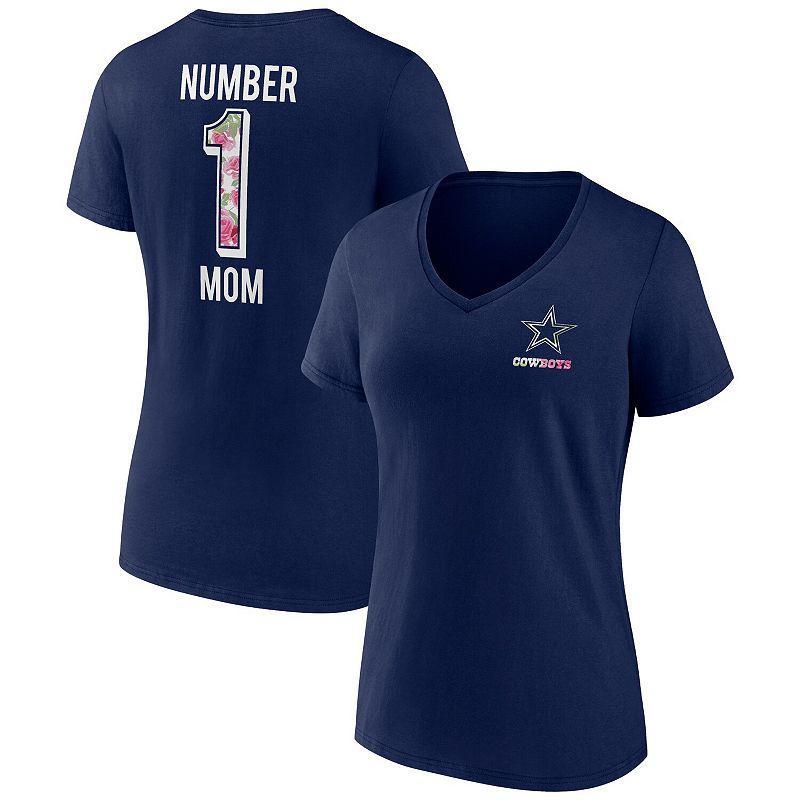 Women's Fanatics Branded Cardinal Arizona Cardinals Team Mother's Day V-Neck T-Shirt, Size: Large, Red Product Image