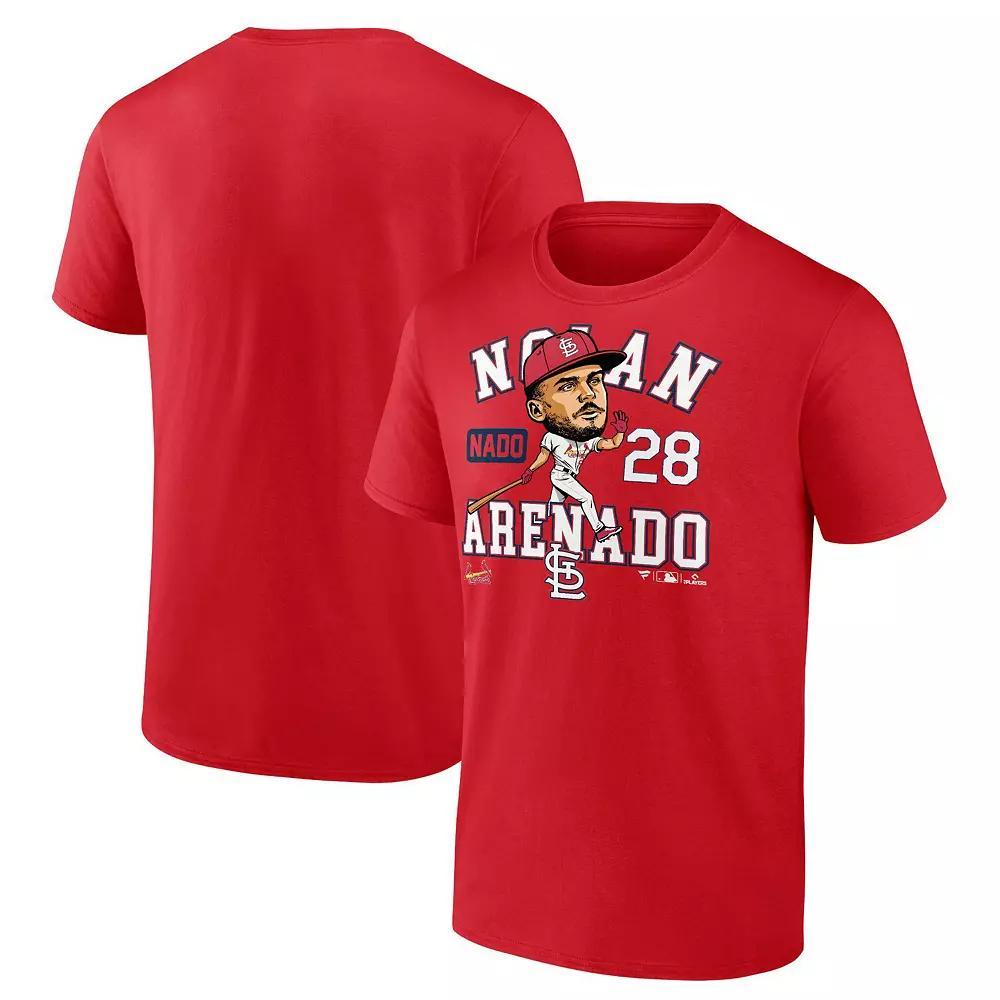 Men's Fanatics Nolan Arenado Red St. Louis Cardinals Hometown Caricature T-Shirt, Size: Small Product Image
