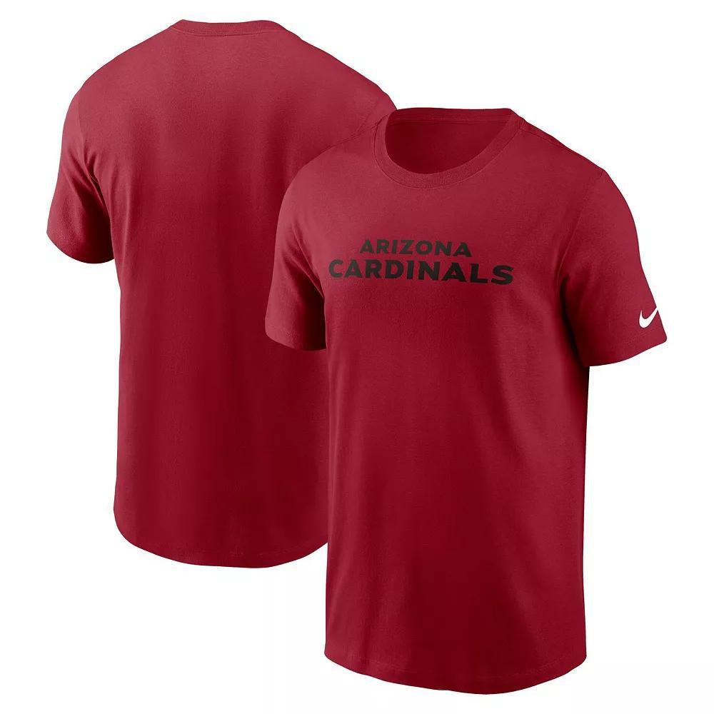 Men's Nike Cardinal Arizona Cardinals Team Wordmark Essential T-Shirt, Size: 2XL, Red Product Image