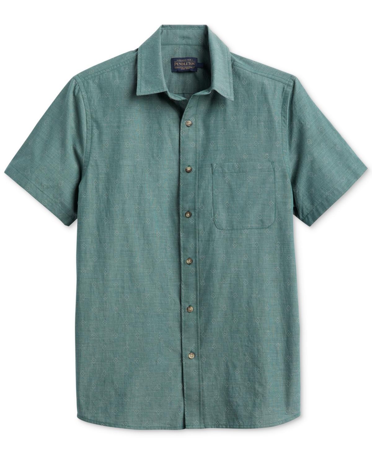 Pendleton Mens Colfax Chambray Short Sleeve Button-Front Shirt Product Image