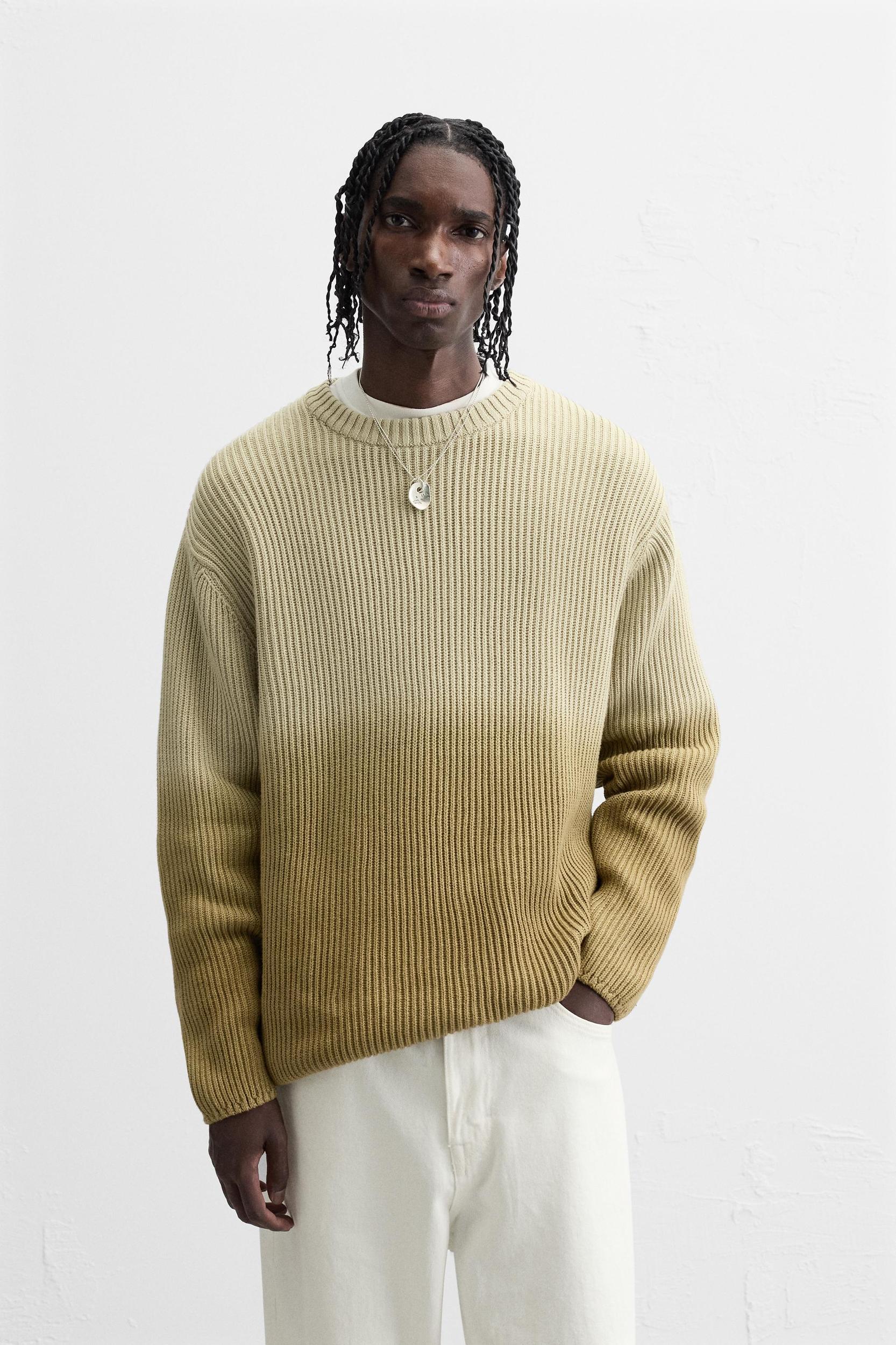 DÉGRADÉ RIBBED SWEATER Product Image