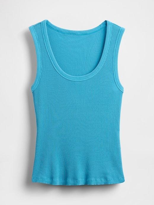 Rib Scoop Tank Top Product Image
