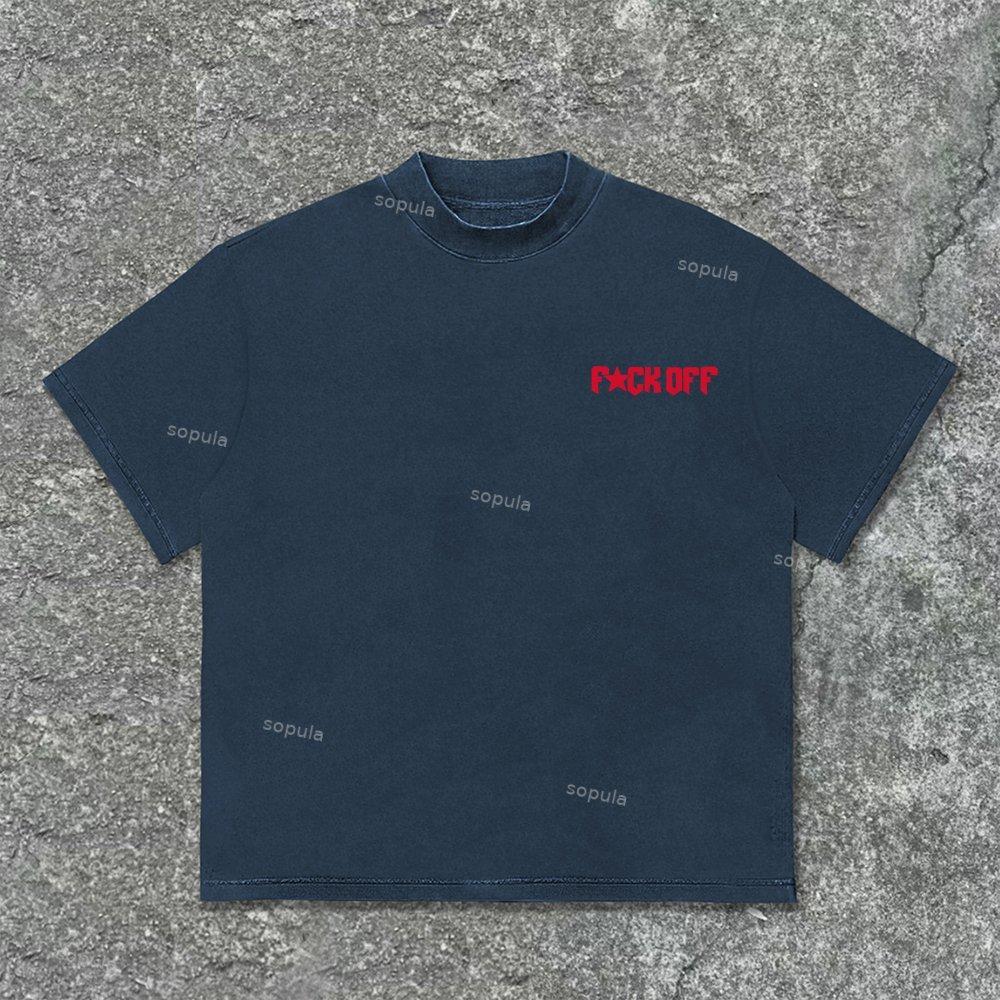Sopula Studio Vintage Y2k Street Graphic Print Cotton T-Shirt Product Image