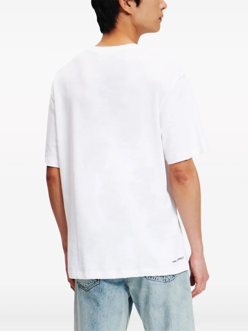 circle-logo cotton T-shirt Product Image