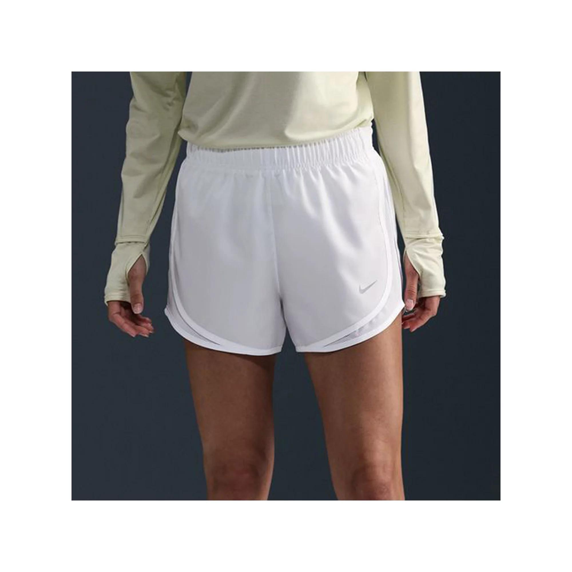 Women's Nike Tempo Dri-FIT Mid-Rise 3-in. Running Shorts, Size: XL, White Product Image