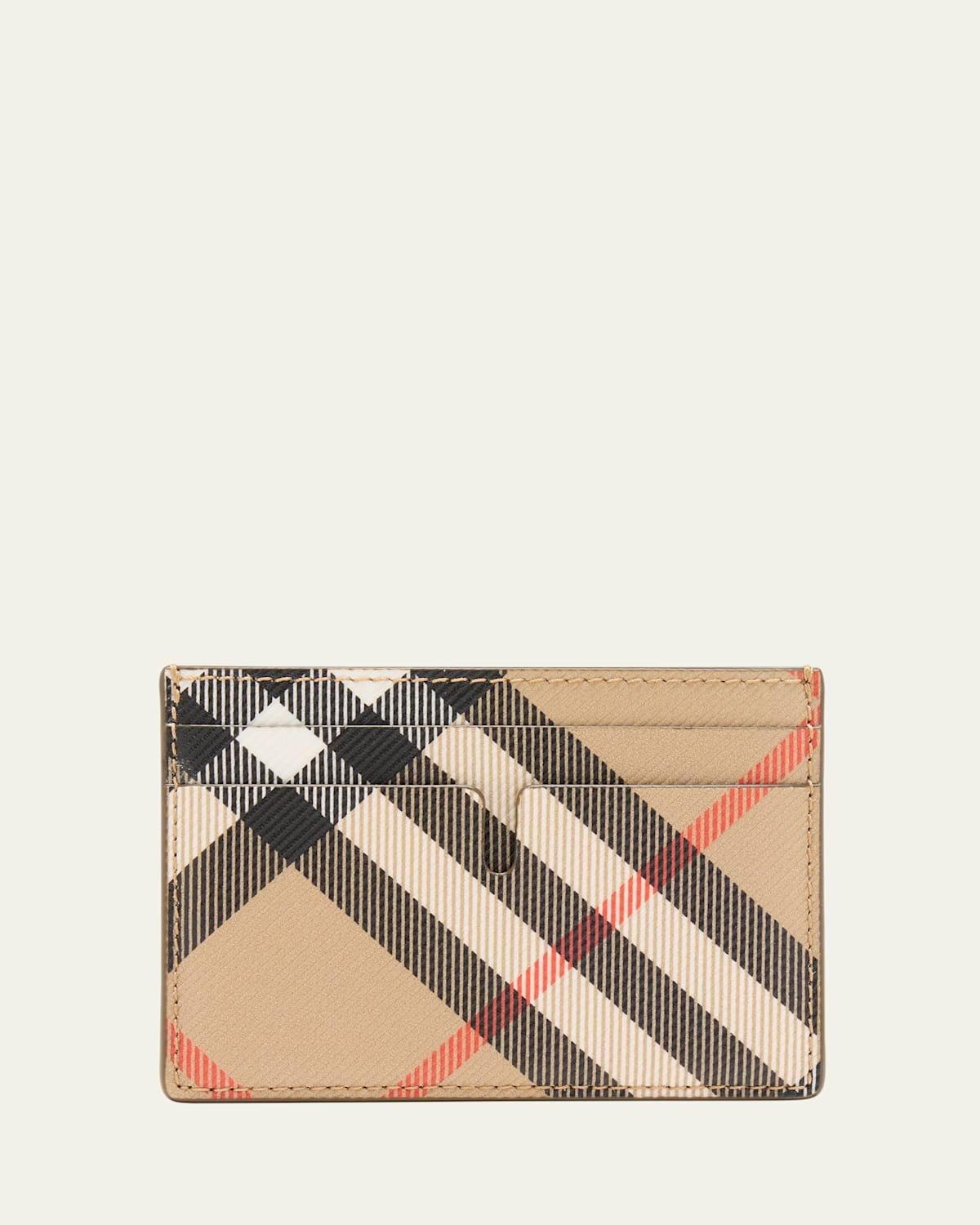 Mens Sandon Check Card Case Product Image