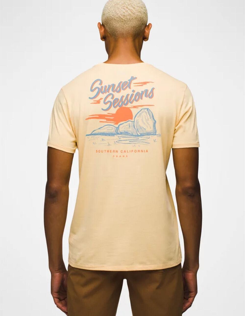 PRANA Everyday Sessions Mens Tee - YELLOW Product Image
