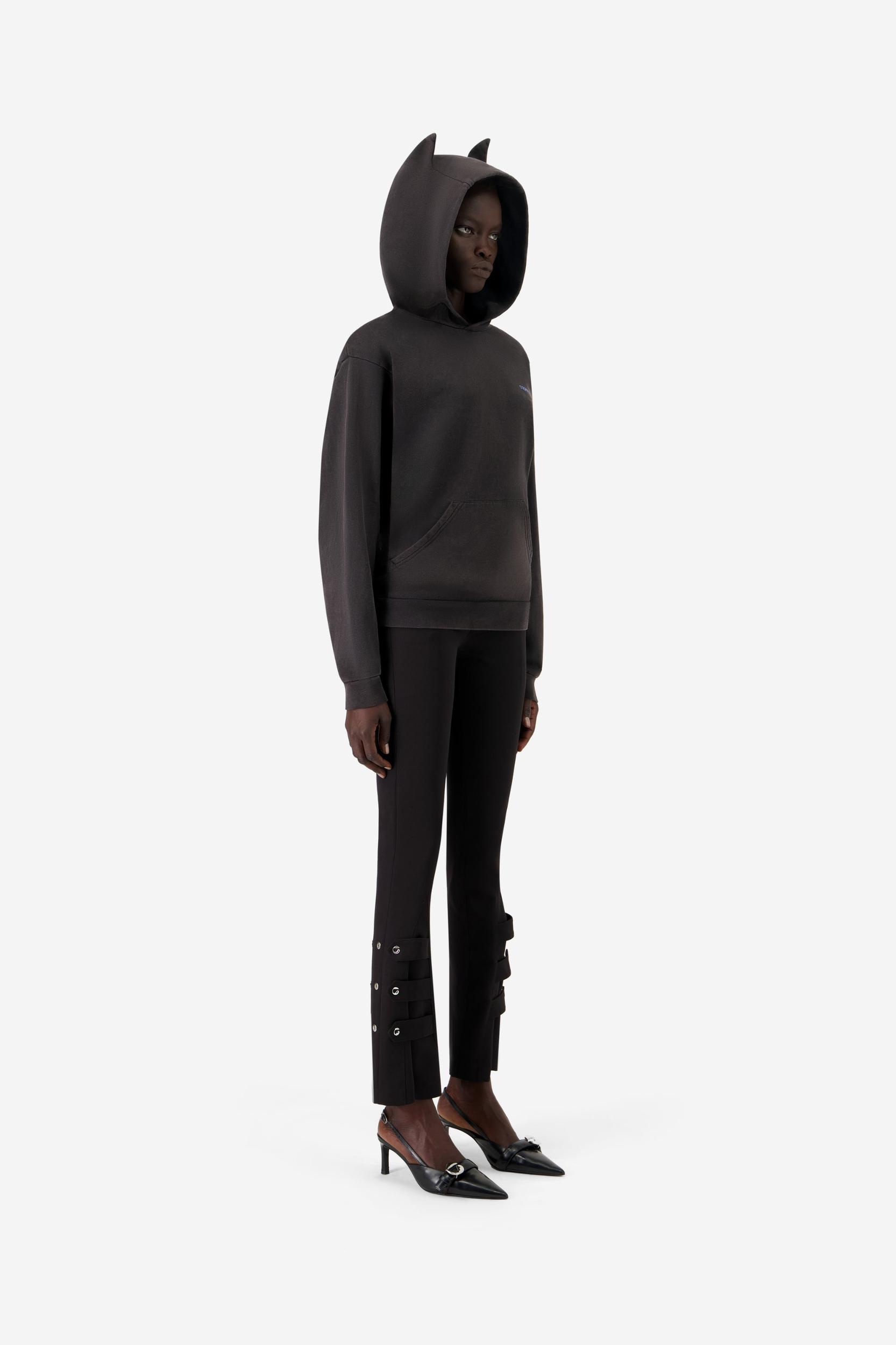 Washed Horn Hoodie Product Image