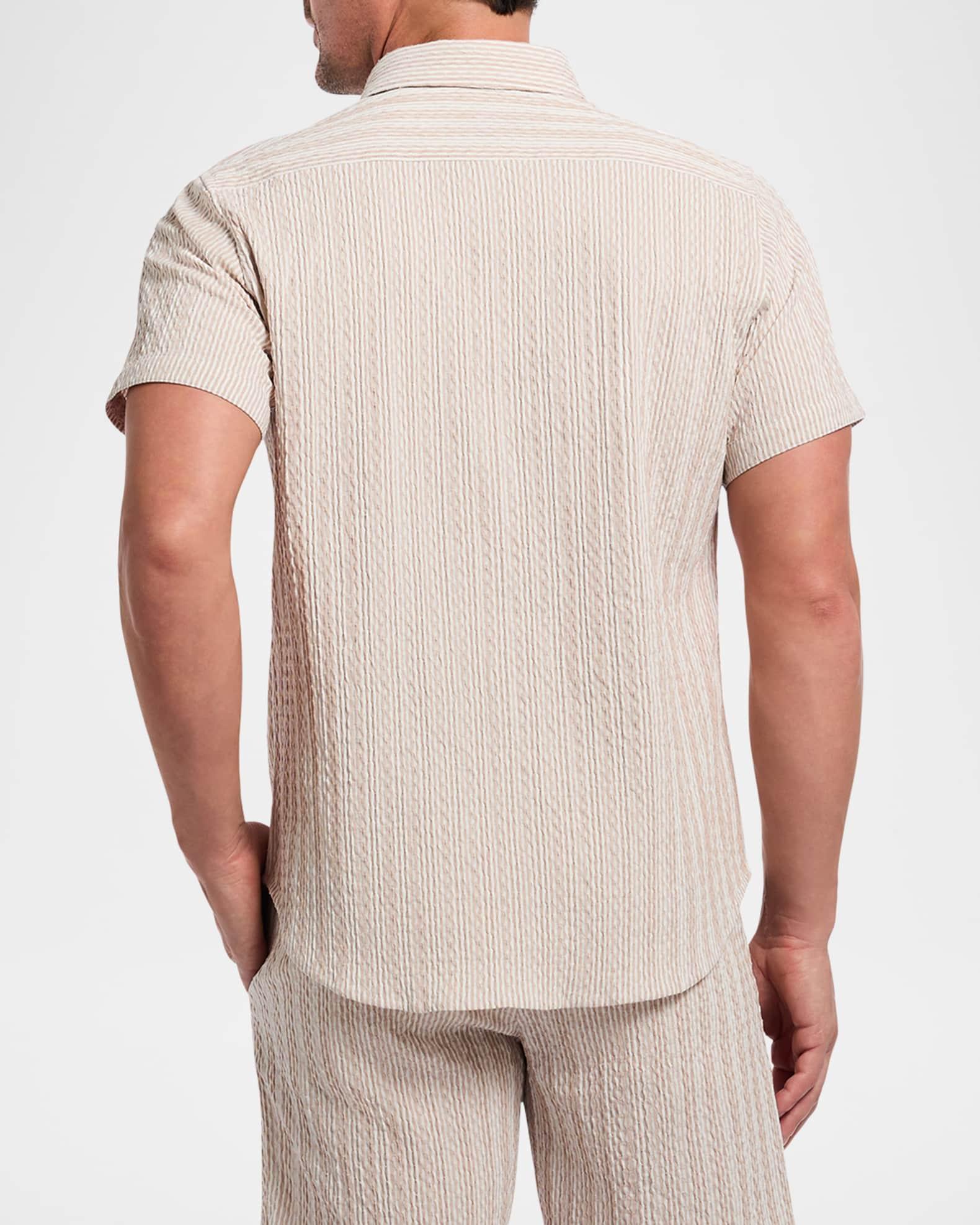 Men's Fornillo Seersucker Short-Sleeve Shirt Product Image
