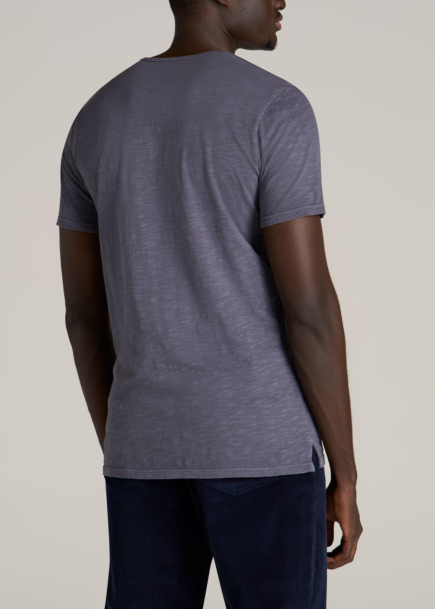 REGULAR-FIT Slub Tee in Grey Blue - Tall Men's Shirts Product Image