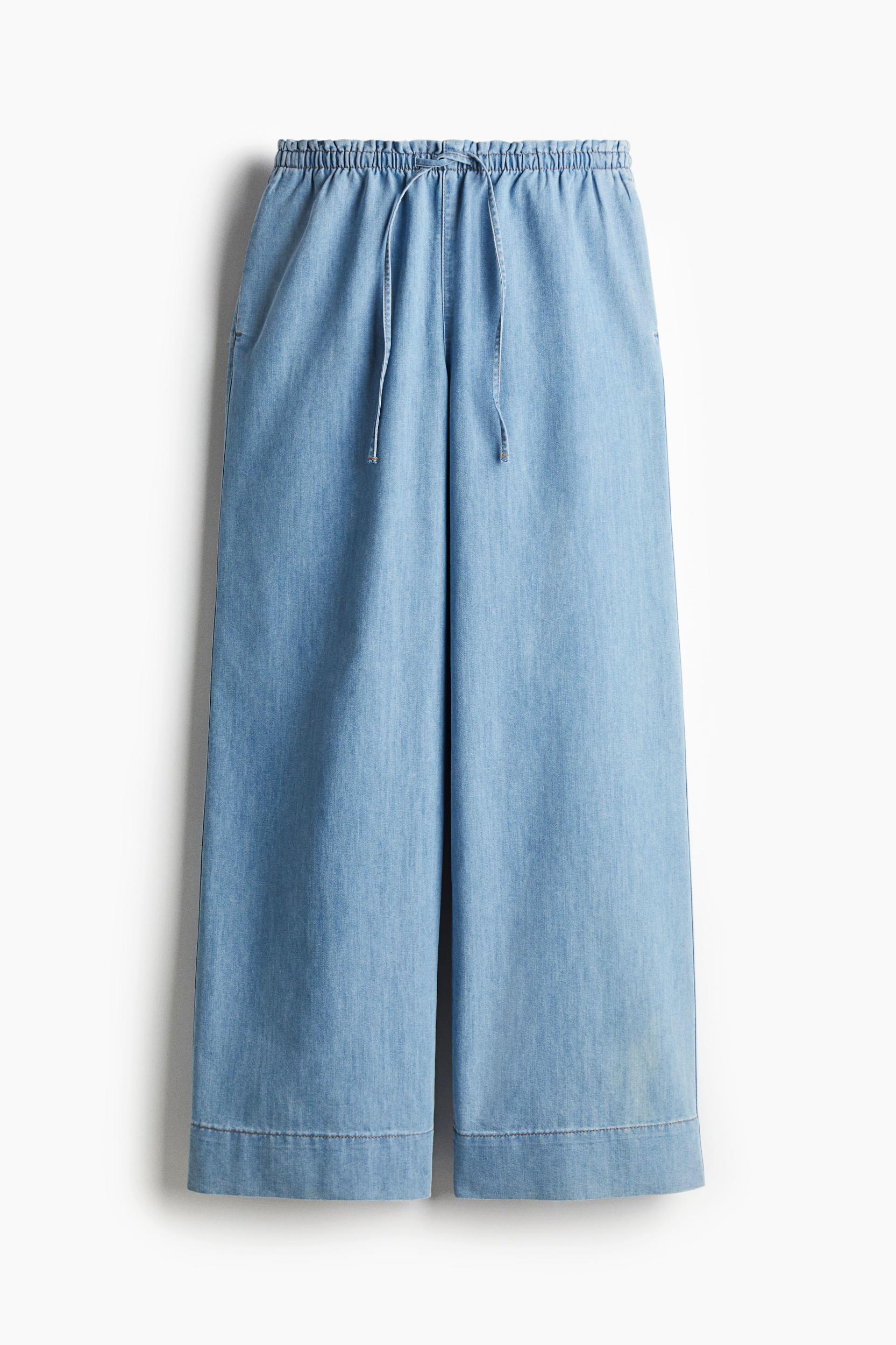 Denim Pull-on Pants Product Image