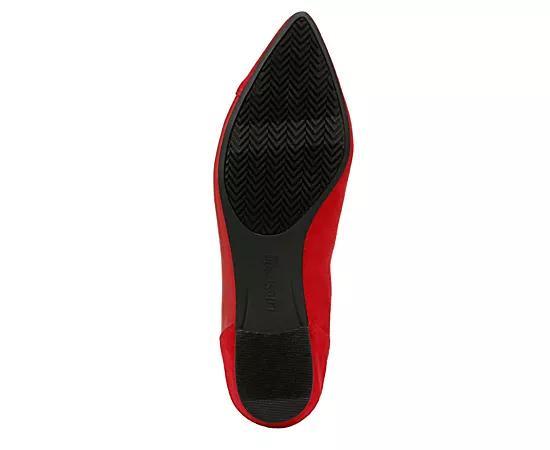 LifeStride Promise Women's Pointed Toe Flats, Size: 8.5 Wide, Red Red Product Image