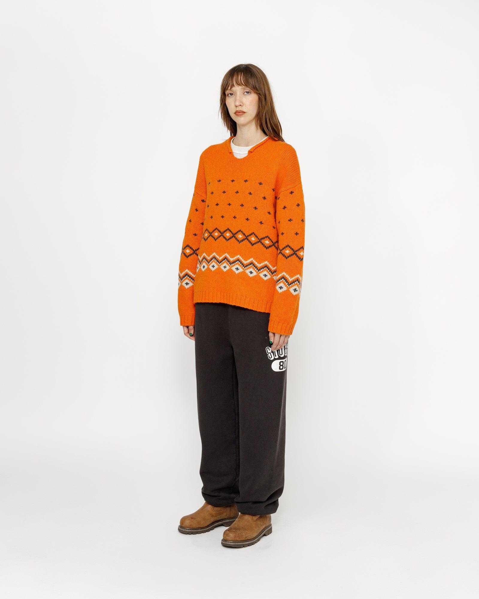 ROLL NECK FAIRISLE SWEATER Male Product Image