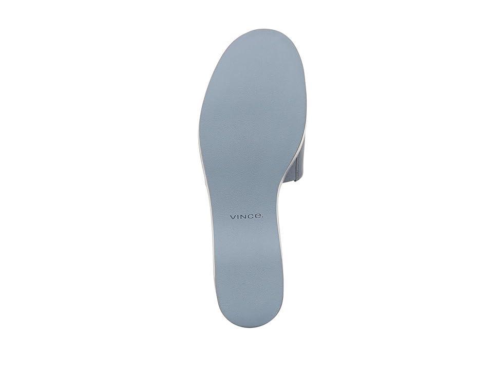 Vince Womens Polina Leather Platform Slide Sandals Product Image