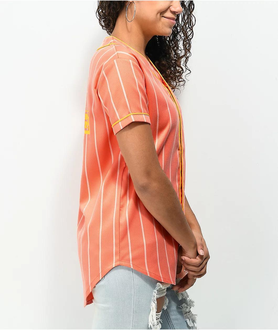 Odd Future Pink & Orange Baseball Jersey Product Image