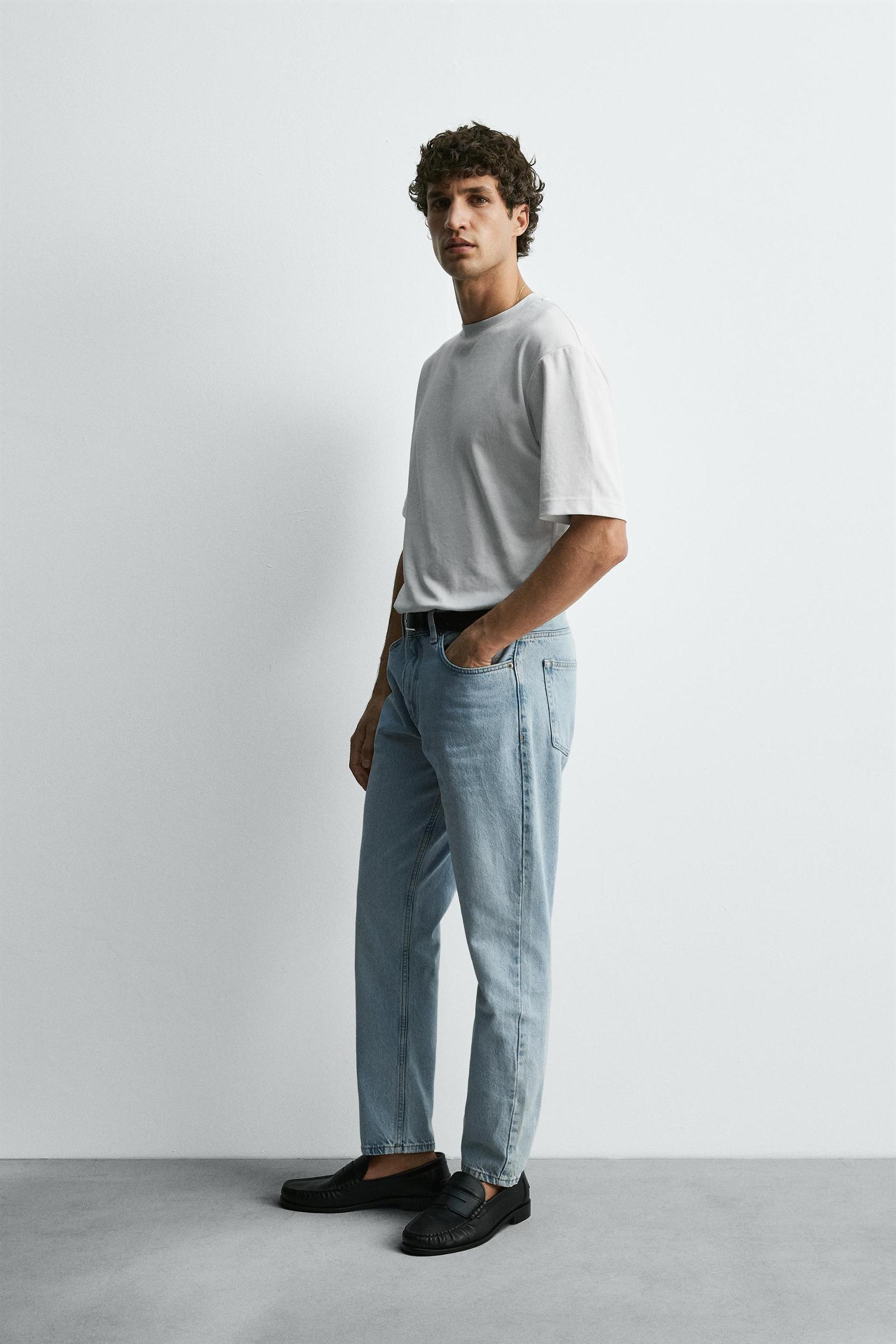 SLIM TAPERED FIT JEANS Product Image