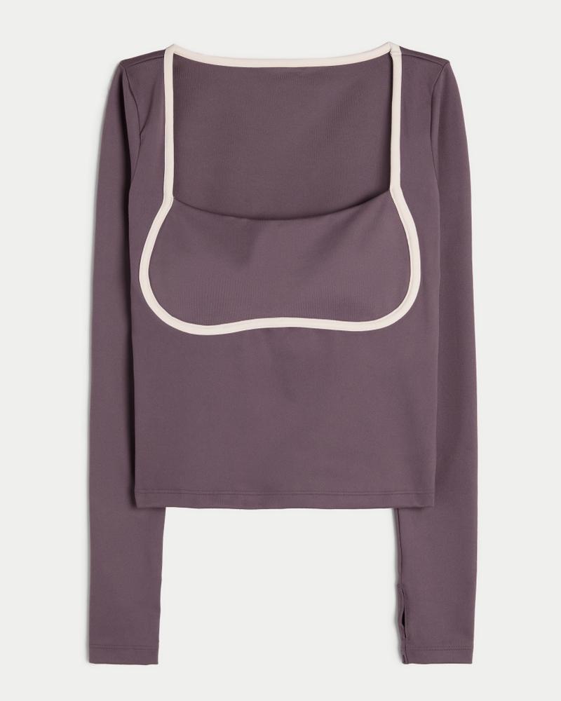 Gilly Hicks Active Recharge Under-Bust Long-Sleeve Top Product Image