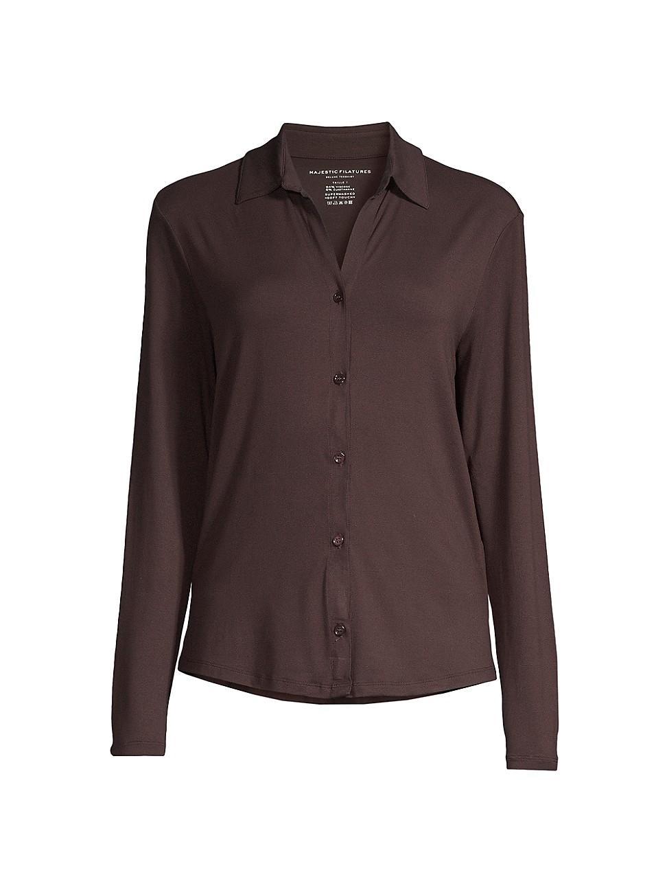 Majestic Filatures Soft Touch Knit Shirt Product Image