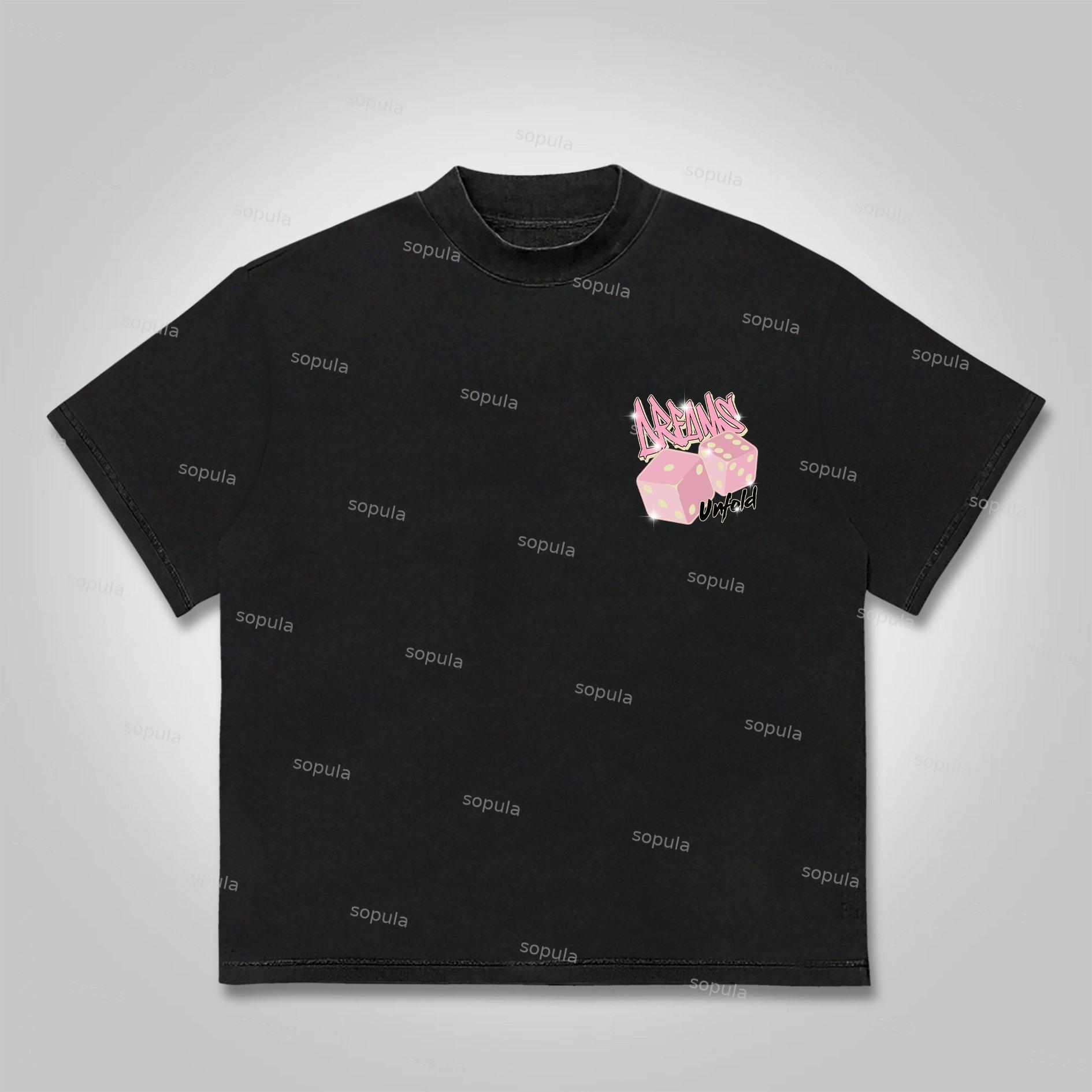 Sopula Sieve Expand Dream Graphic Cotton T-shirt Product Image