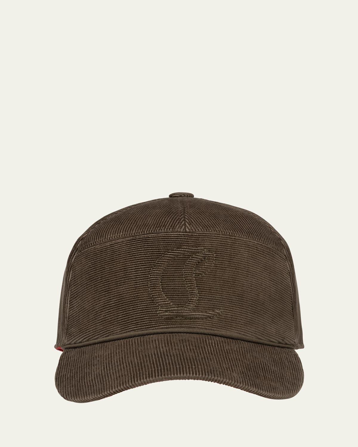 Mens Enky Mooncrest Velvet Corduroy Baseball Cap Product Image