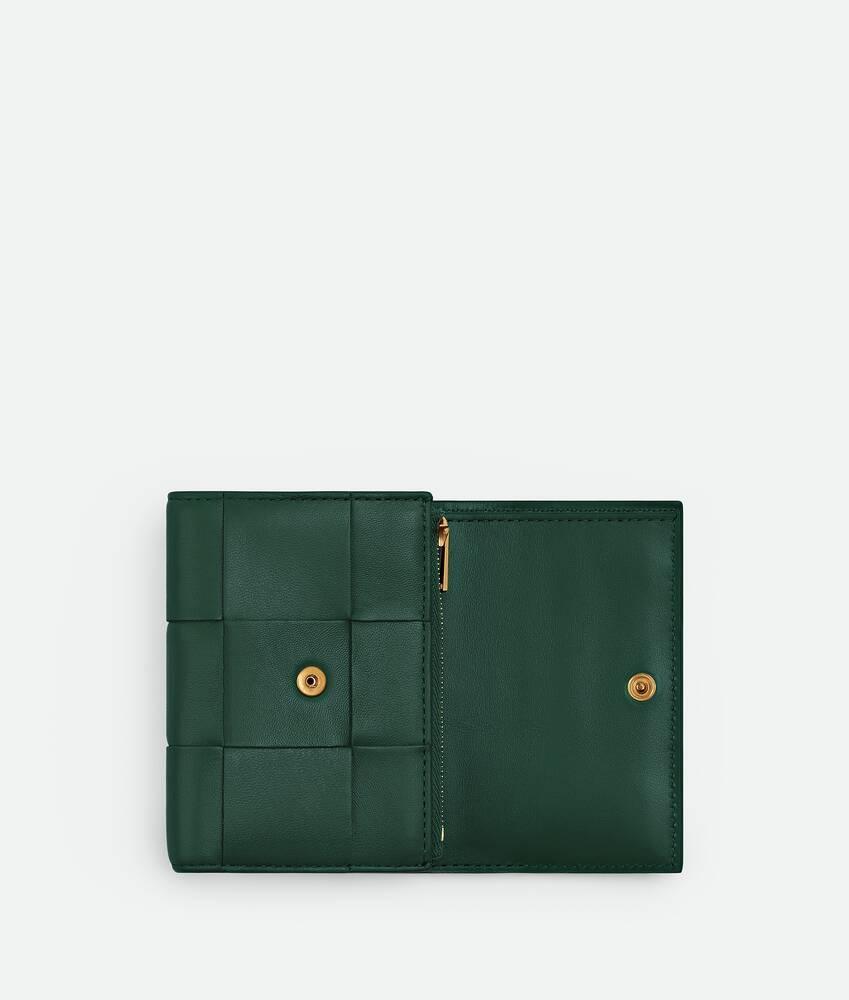 Women's Cassette Tri-Fold Wallet in Emerald green Product Image